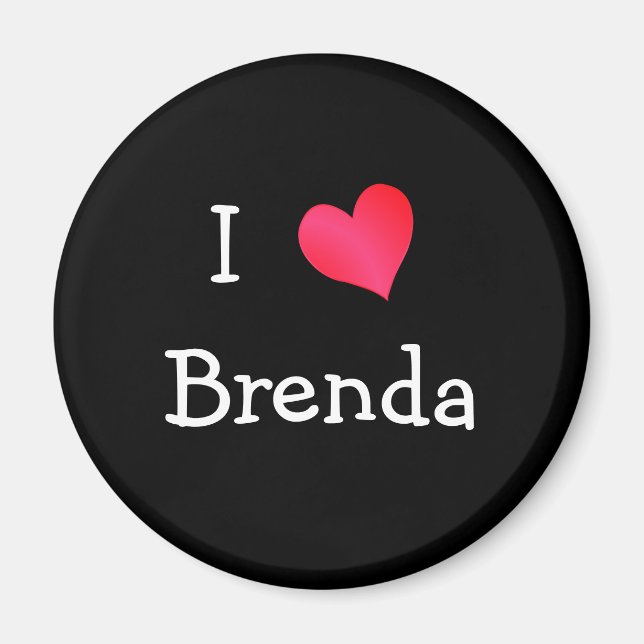 I Liebe Brenda Magnet (Vorne)