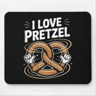 I Liebe Bretzel Fun Feinschmecker Delight Tank Top Mousepad