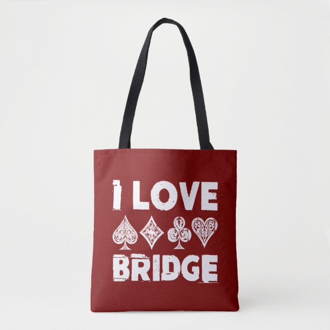 I Liebe Bridge Card Game Player (Vorderseite)