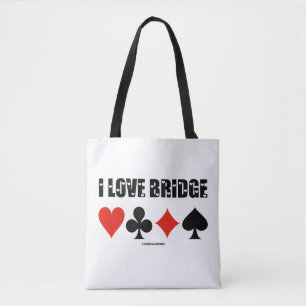 I Liebe Bridge Vier-Karten-Anzug Bridge Spielstärk