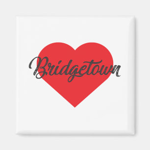 I Liebe Bridgetown - Barbados Magnet