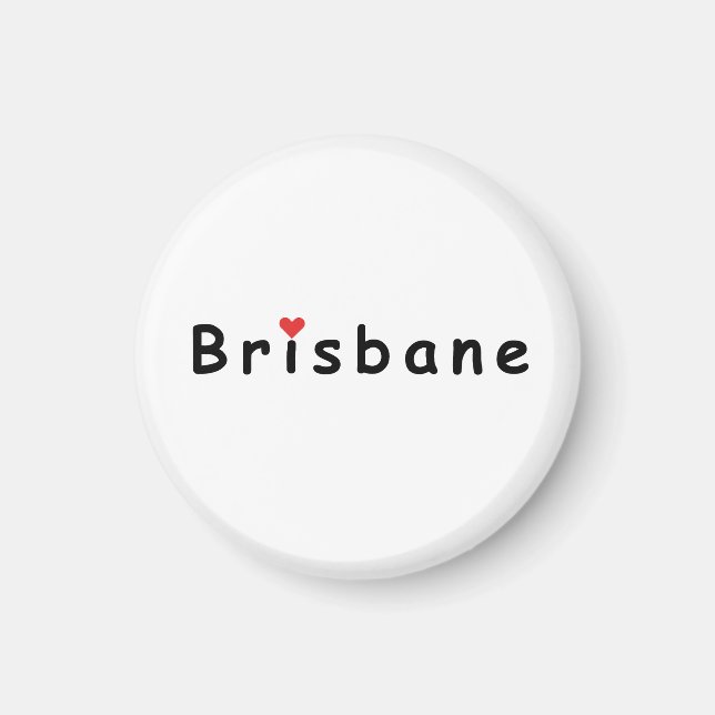 I Liebe Brisbane Magnet (Vorne)