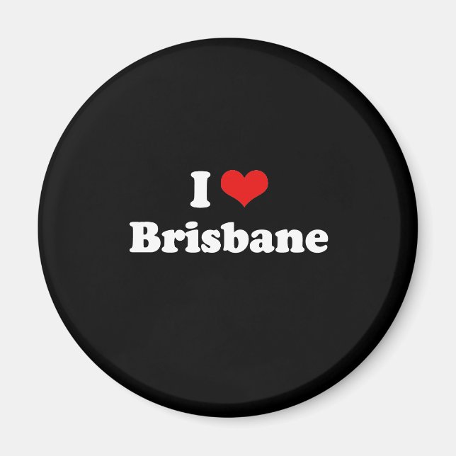 I LIEBE BRISBANE MAGNET (Vorne)