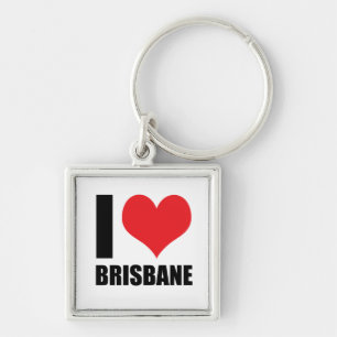 I Liebe Brisbane Schlüsselanhänger