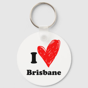 I Liebe Brisbane Schlüsselanhänger