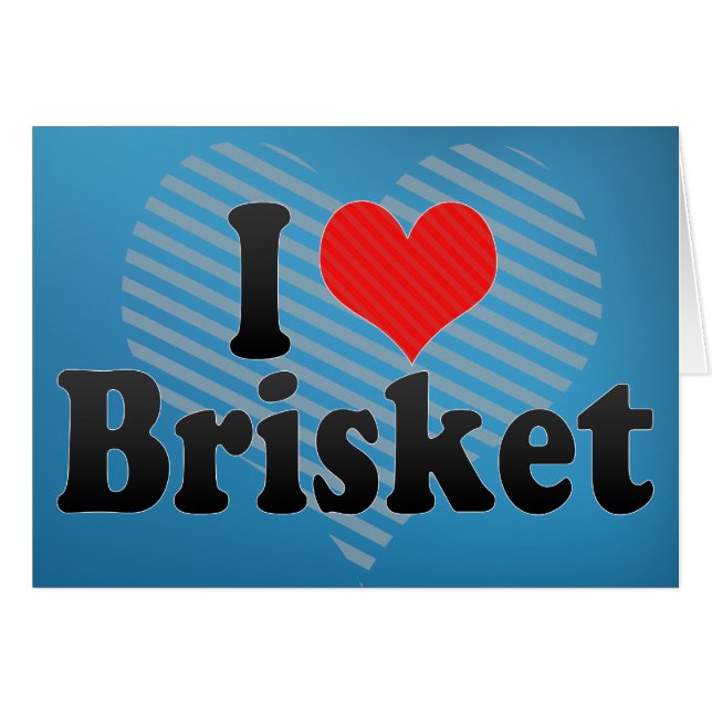 I Liebe Brisket (Vorderseite (Horizontal))