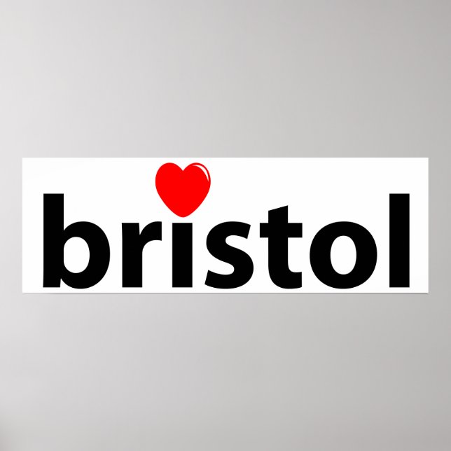 I Liebe Bristol Poster (Vorne)