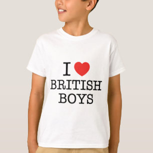 I Liebe-Briten-Jungen T-Shirt