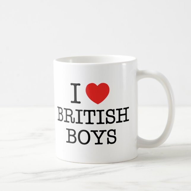 I Liebe-Briten-Jungen Tasse (Rechts)