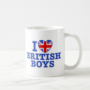 I Liebe British Boys Tasse