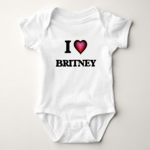 I Liebe Britney Baby Strampler