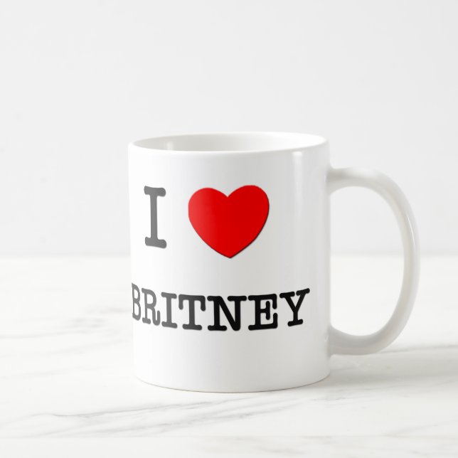 I Liebe Britney Tasse (Rechts)