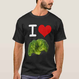 I Liebe Broccoli Vegetarisches Veganes Protein Gem T-Shirt
