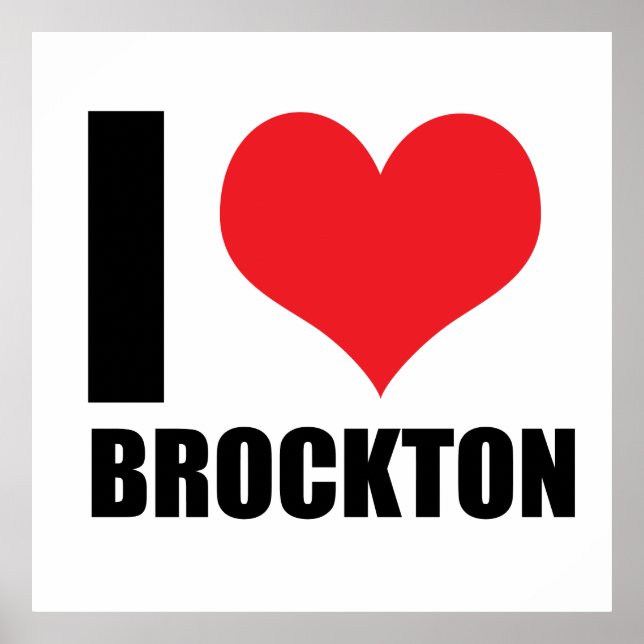 I Liebe Brockton Poster (Vorne)