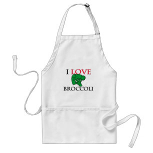I Liebe-Brokkoli Schürze