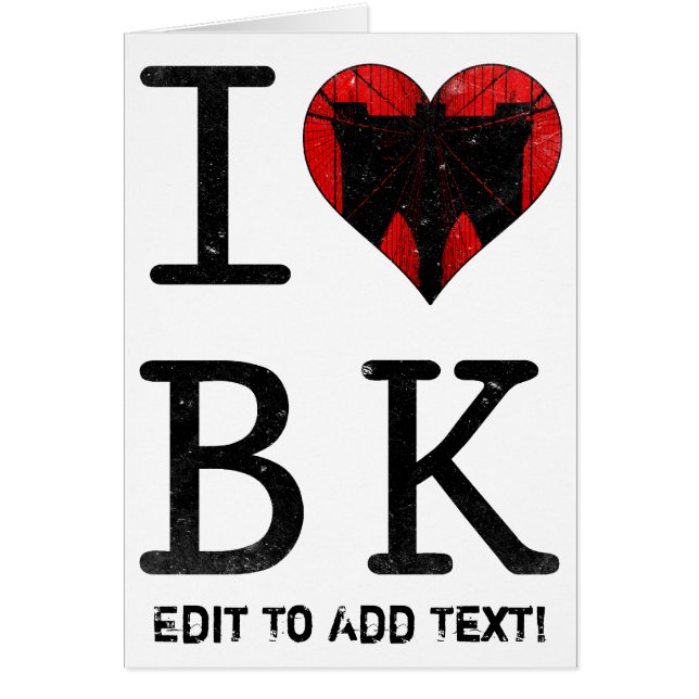 I Liebe Brooklyn, BK New York (Vorne)