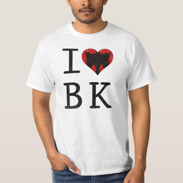 I Liebe Brooklyn BK NYC T-Shirt (Vorderseite)