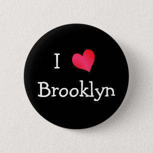 I Liebe Brooklyn Button