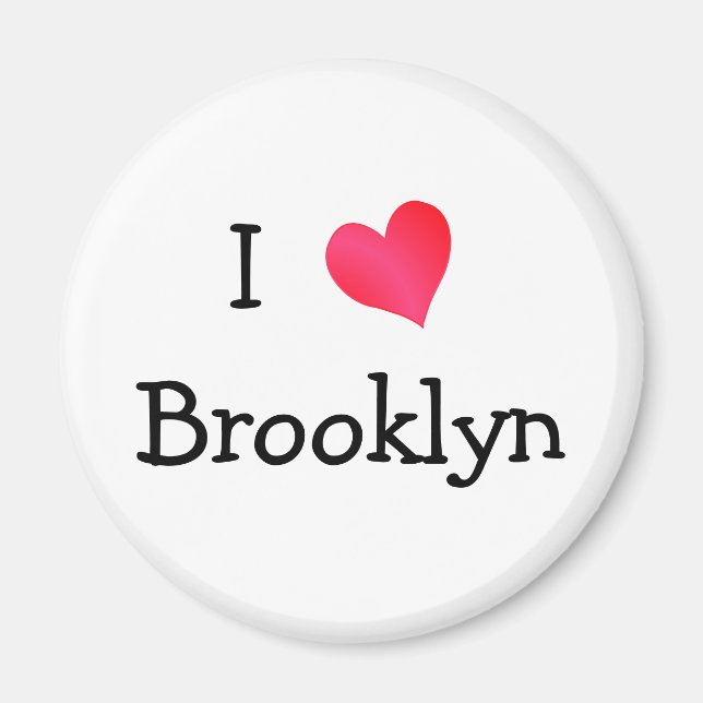 I Liebe Brooklyn Magnet (Vorne)