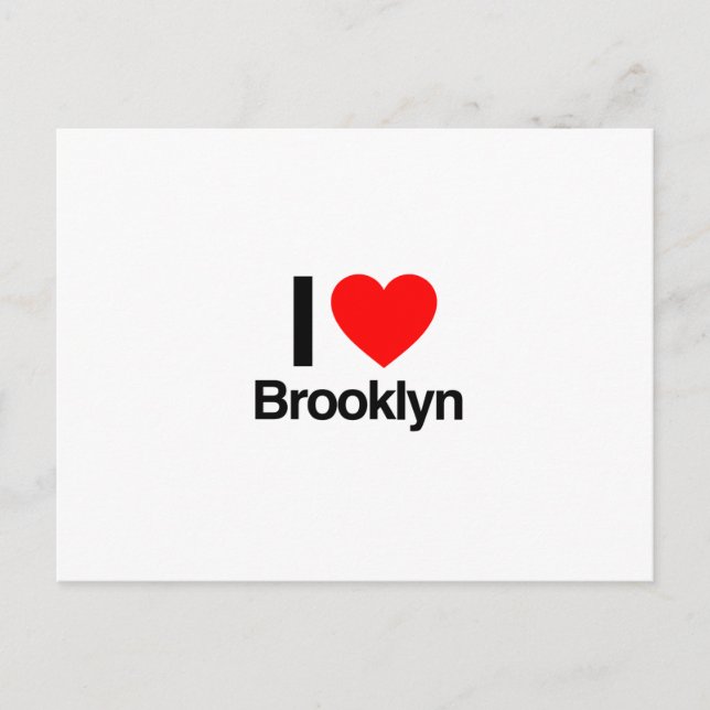 i Liebe brooklyn Postkarte (Vorderseite)