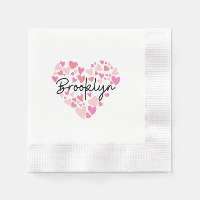 I Liebe Brooklyn Serviette (Vorderseite)
