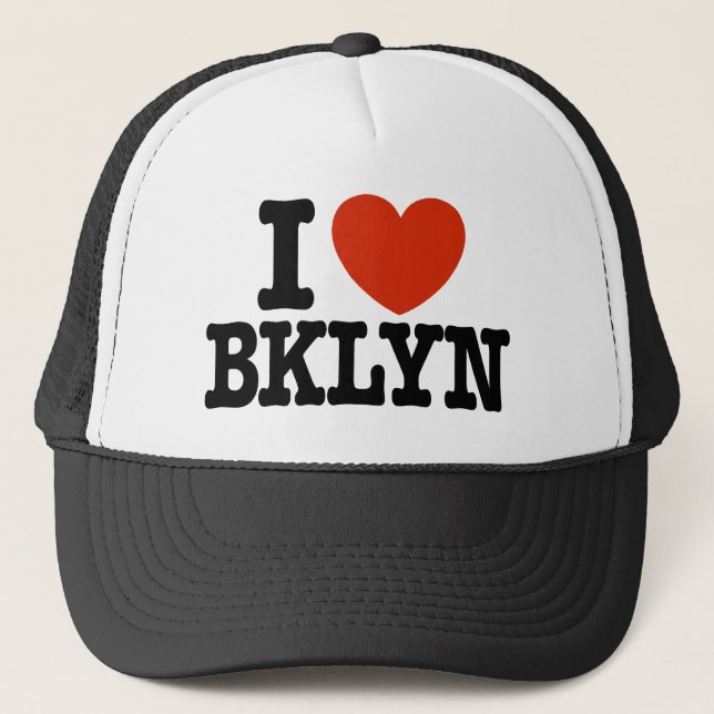 I Liebe Brooklyn Truckerkappe (Vorderseite)