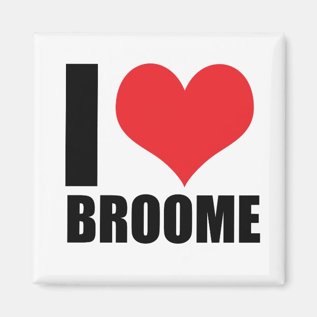 I Liebe Broome Magnet (Vorne)