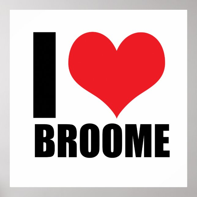 I Liebe Broome Poster (Vorne)