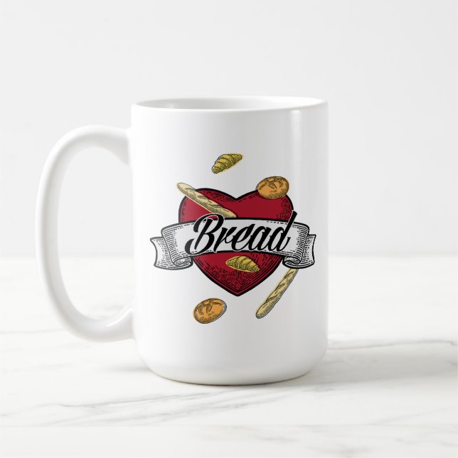 I Liebe Brot Kaffeetasse (Links)