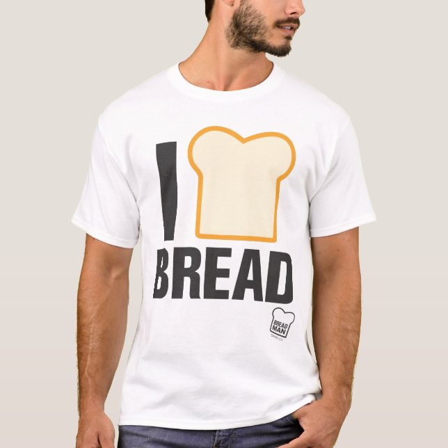 I Liebe-Brot T-Shirt (Vorderseite)