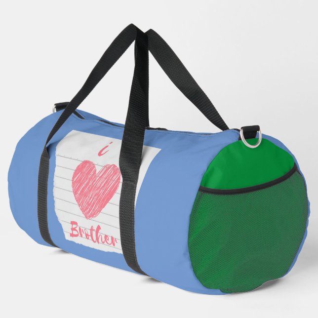 i Liebe Bruder Duffle Bag (Rechte Ecke)