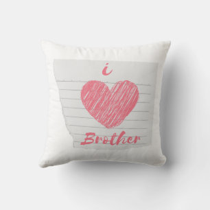 i Liebe Bruder Kissen