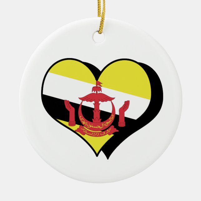 I Liebe Brunei Ornament (Vorne)