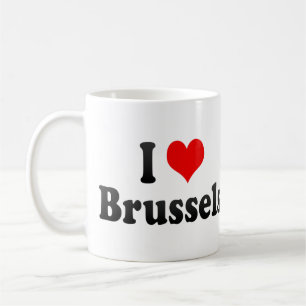 I Liebe Brüssel, Belgien Kaffeetasse
