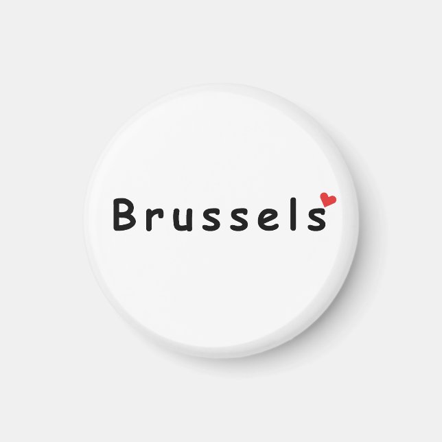 I Liebe Brüssel Magnet (Vorne)