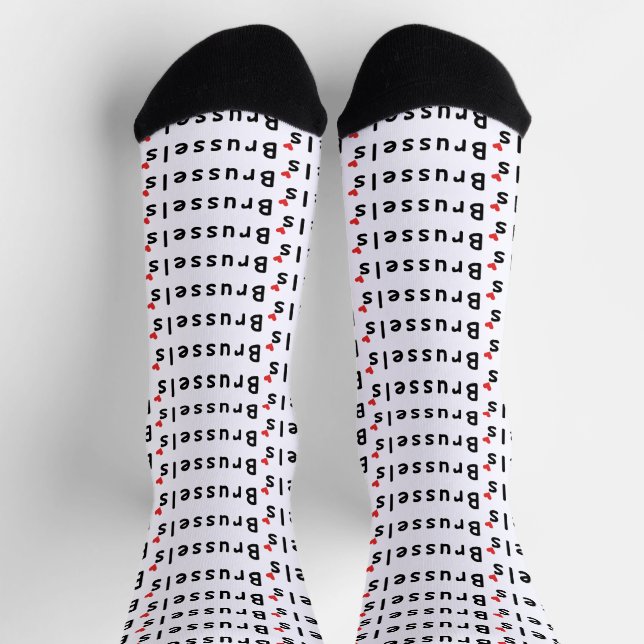 I Liebe Brüssel Socken (Oben)