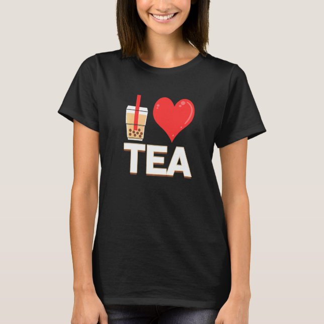 I Liebe Bubble Tea Bubble Tee (Vorderseite)