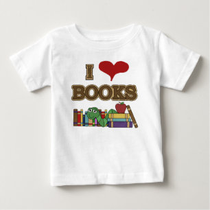 I Liebe-Bücher Baby T-shirt