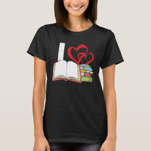 I Liebe Bücher Buchbibliothek Bildung lesen R T-Shirt