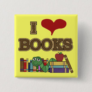 I Liebe-Bücher Button