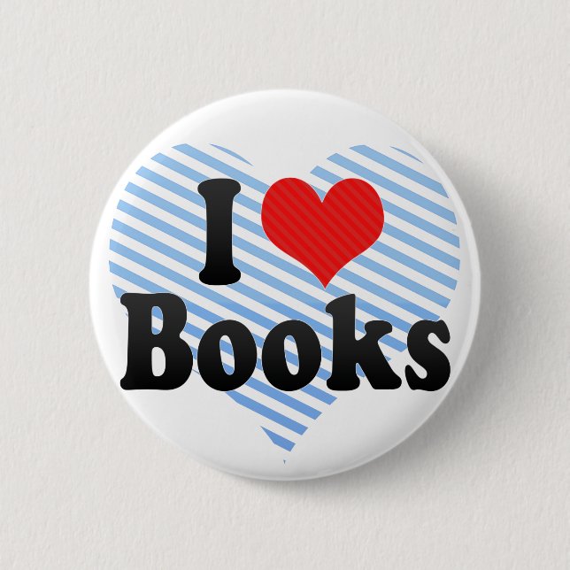 I Liebe-Bücher Button (Vorderseite)