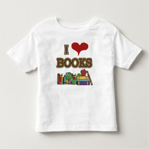 I Liebe-Bücher Kleinkind T-shirt