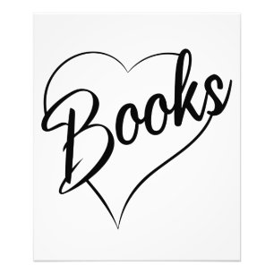 I Liebe Bücher lesen Buch Lover Reader Bibliotheka Fotodruck