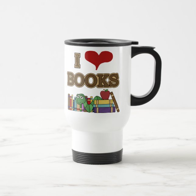 I Liebe-Bücher Reisebecher (Rechts)