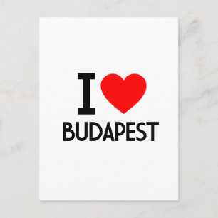 I Liebe Budapest Postkarte
