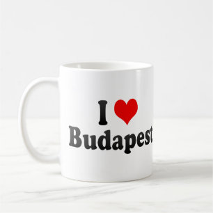 I Liebe Budapest, Ungarn Kaffeetasse