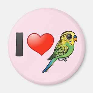 I Liebe Budgies Magnet
