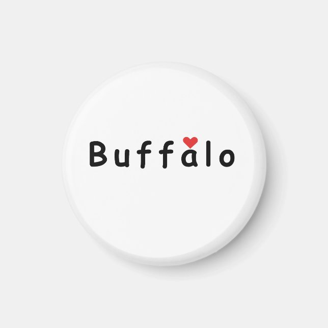 I Liebe Buffalo Magnet (Vorne)