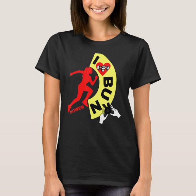 I Liebe Bun & Burn Power T-Shirt (Vorderseite)