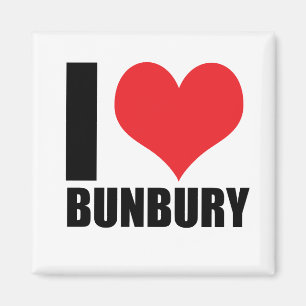 I Liebe Bunbury Magnet